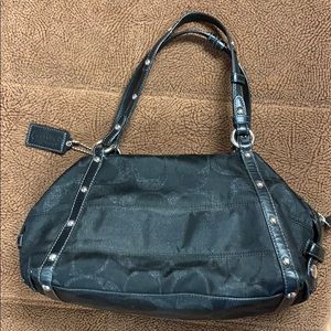 Coach Signature Black Tote Bag